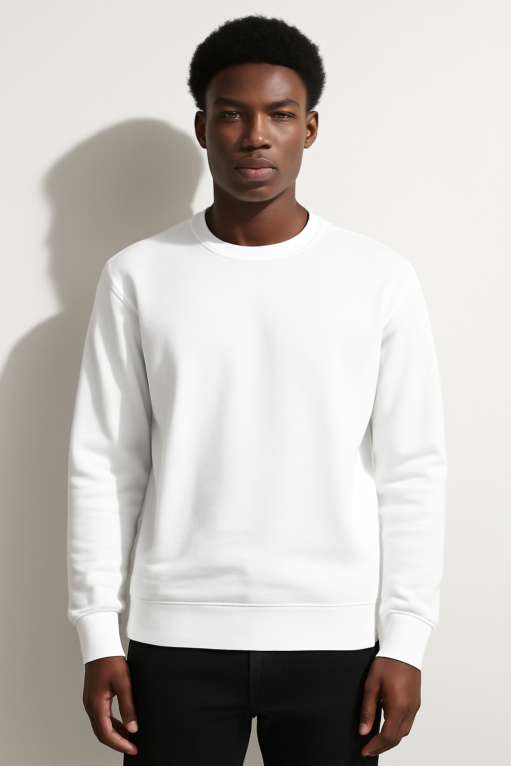 Parcel Yard Men's Soft Crewneck Sweatshirt Breathable Crew Neck Pullover Outdoor Athletic Long Sleeve Sweatshirts