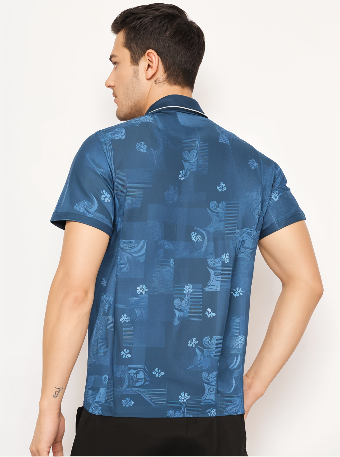 Parcel Yard Men's Premium Printed Polo T-Shirt's |Feather Touch Feel |Regular Fitÿ
