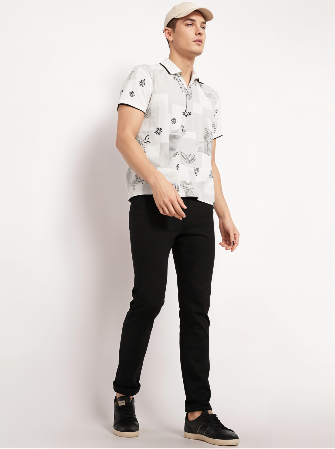 Parcel Yard Men's Premium Printed Polo T-Shirt's |Feather Touch Feel |Regular Fitÿ