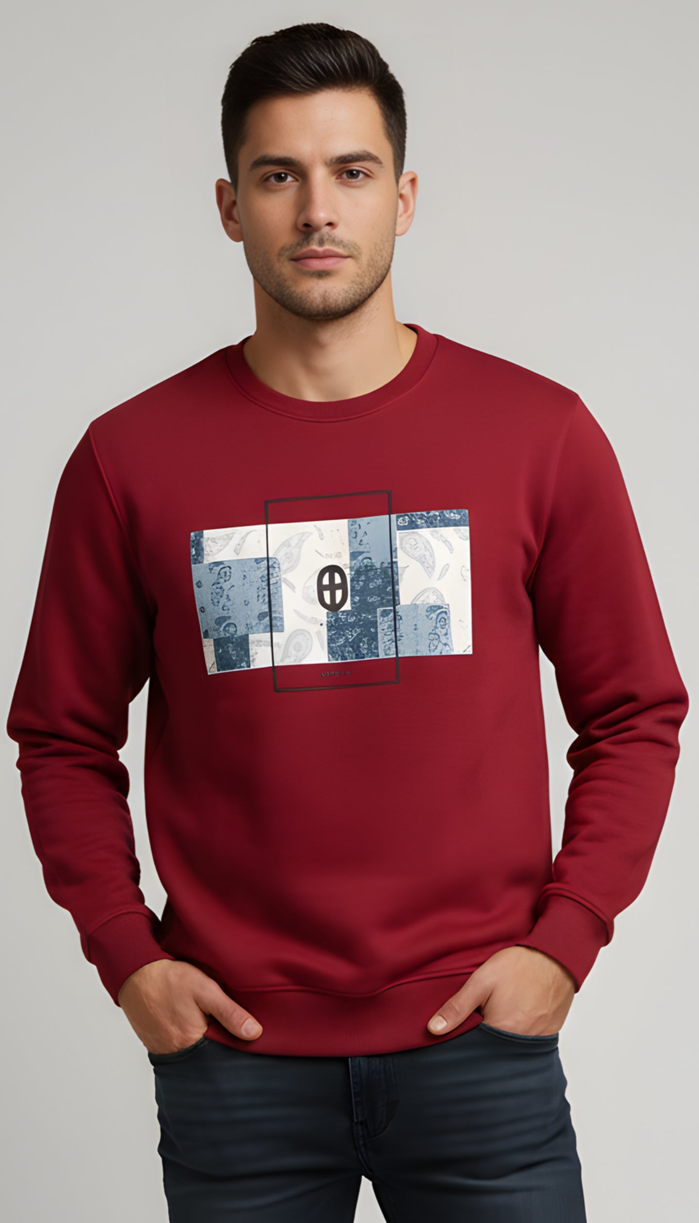 Men Round Neck Sweatshirt
