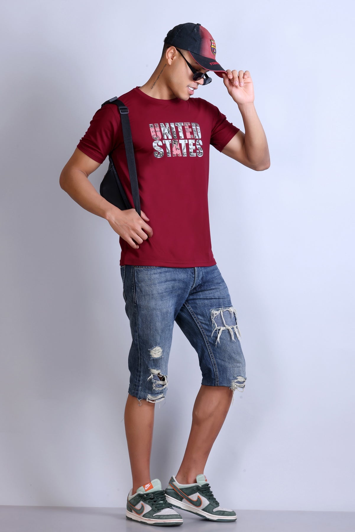 Men's Printed Round Neck T-Shirt