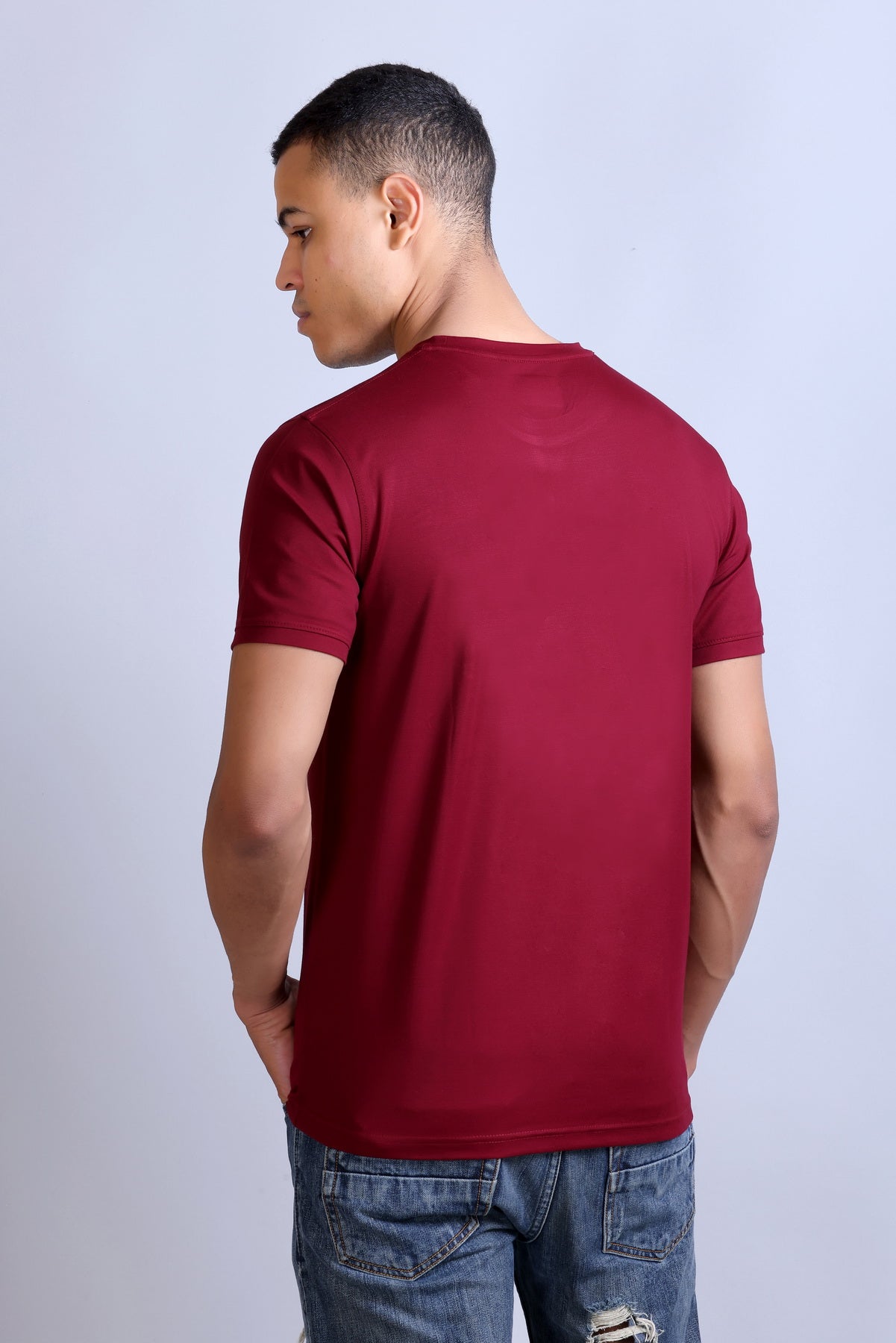 Men's Printed Round Neck T-Shirt