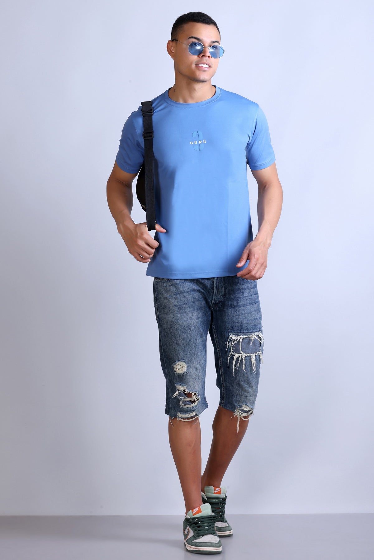 Men's Printed Round Neck T-Shirt