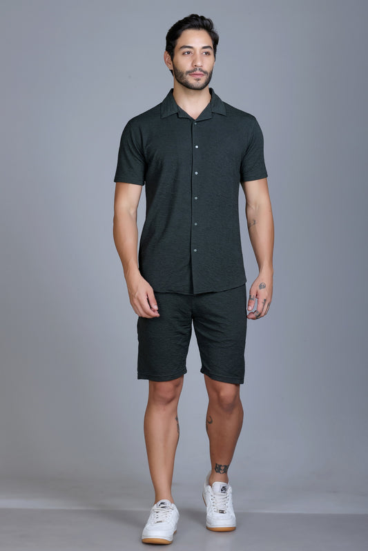 Men Cotton Regular Fit Coord Set