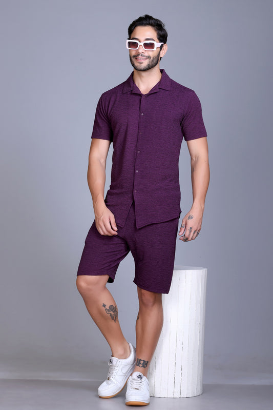 Men Cotton Regular Fit Coord Set