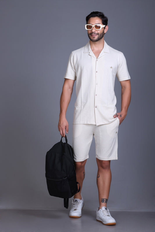 Men Cotton Regular Fit Coord Set