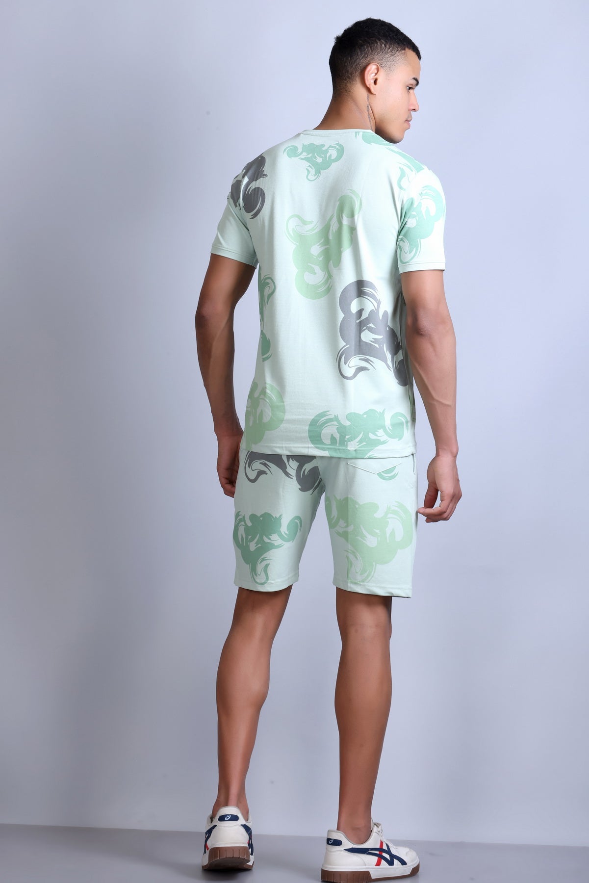 Men Printed Cotton Regular Fit Coord Set