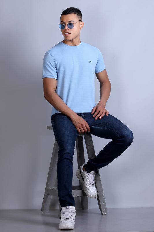 Men's Sky Round Neck T-shirt