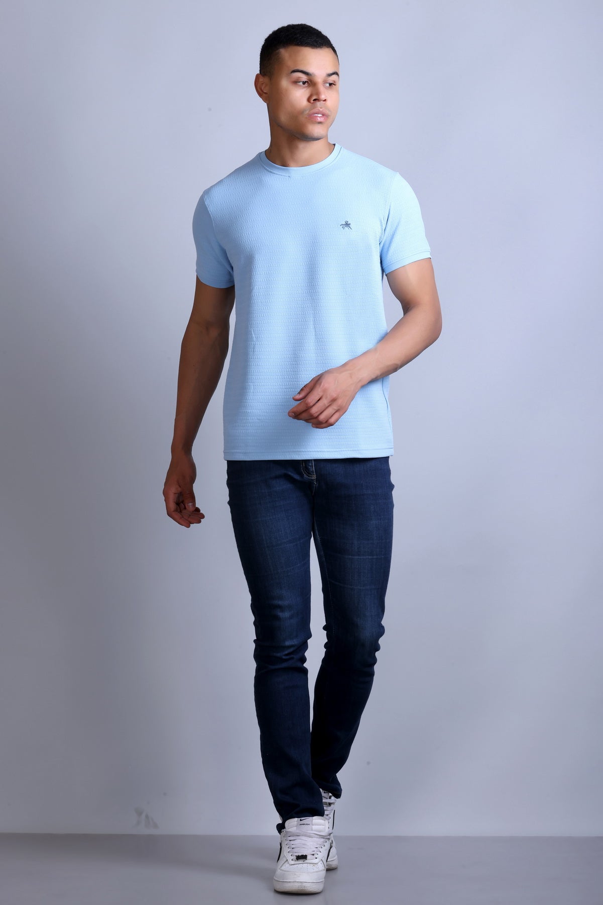 Men's Sky Round Neck T-shirt