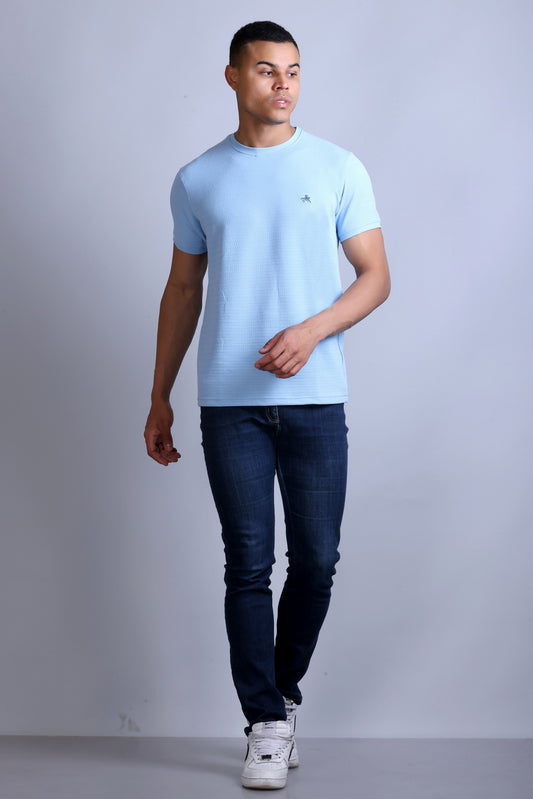 Men's Sky Round Neck T-shirt