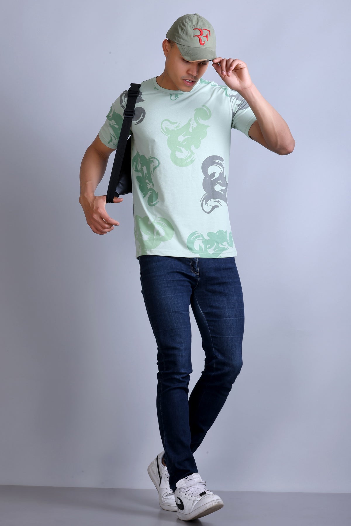 Men's Pista Printed Round Neck T-Shirt