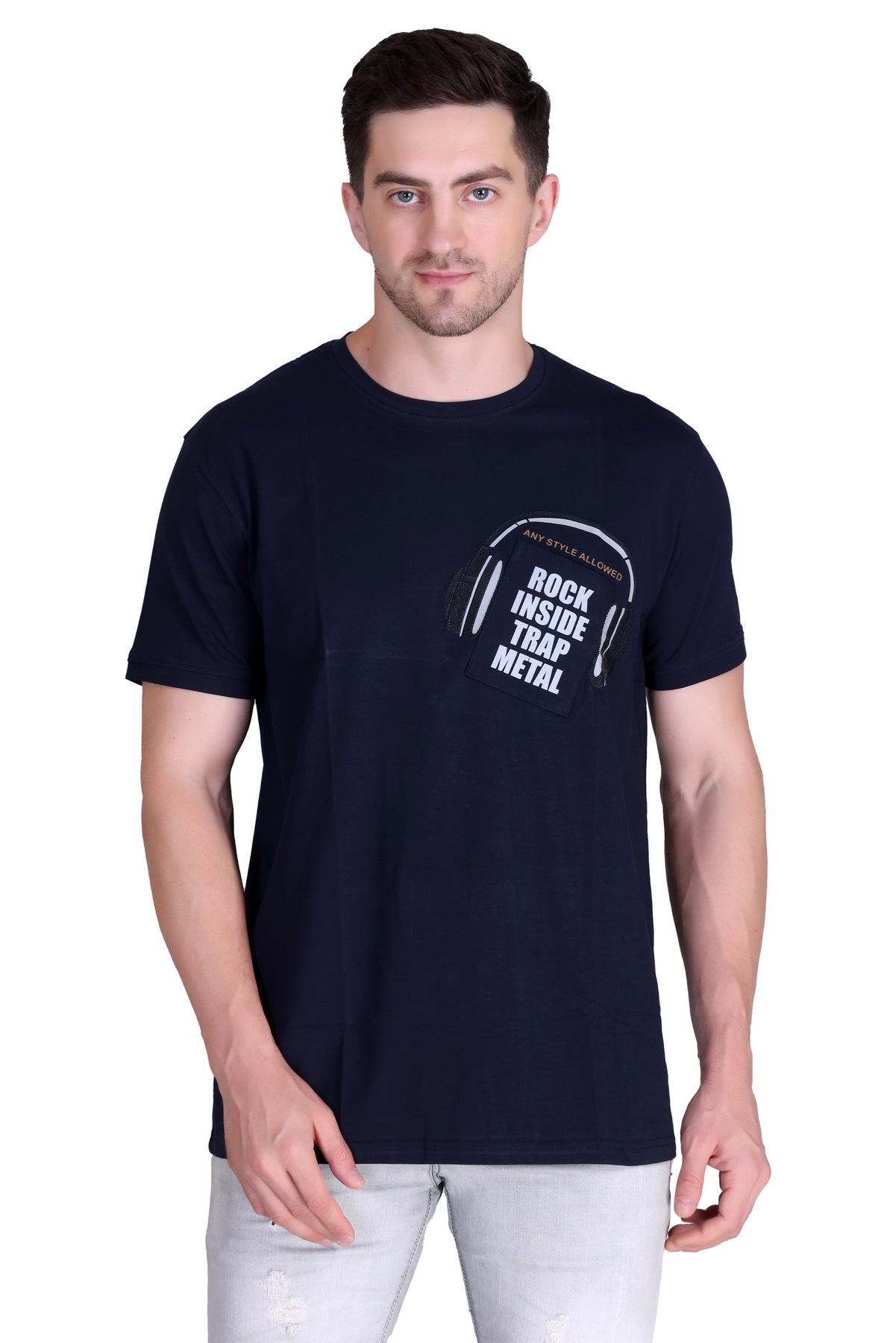 Men's Solid Oversize Round Neck T-Shirt ( Pack of 2 )
