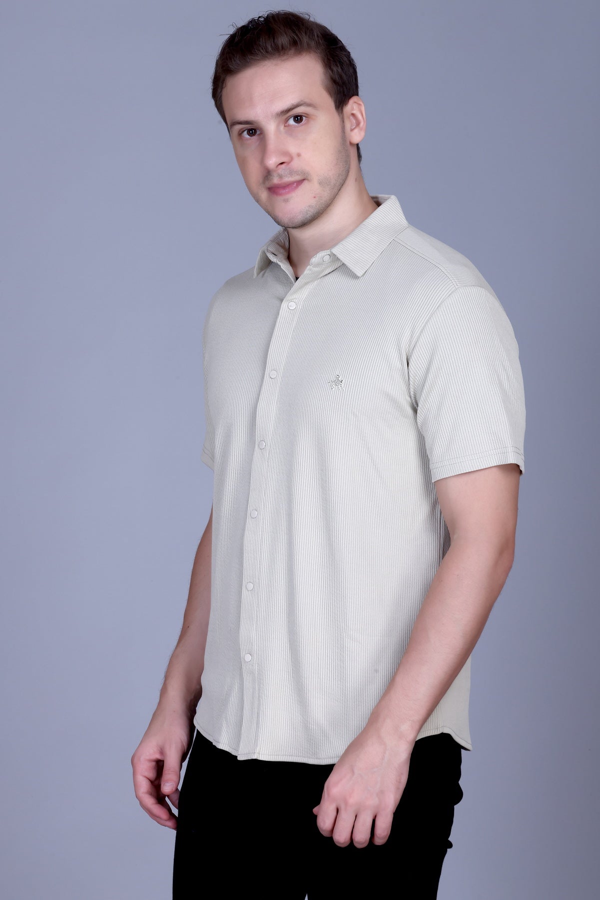 Mens Half Sleeve Button Down Summer Wear Shirt For Men