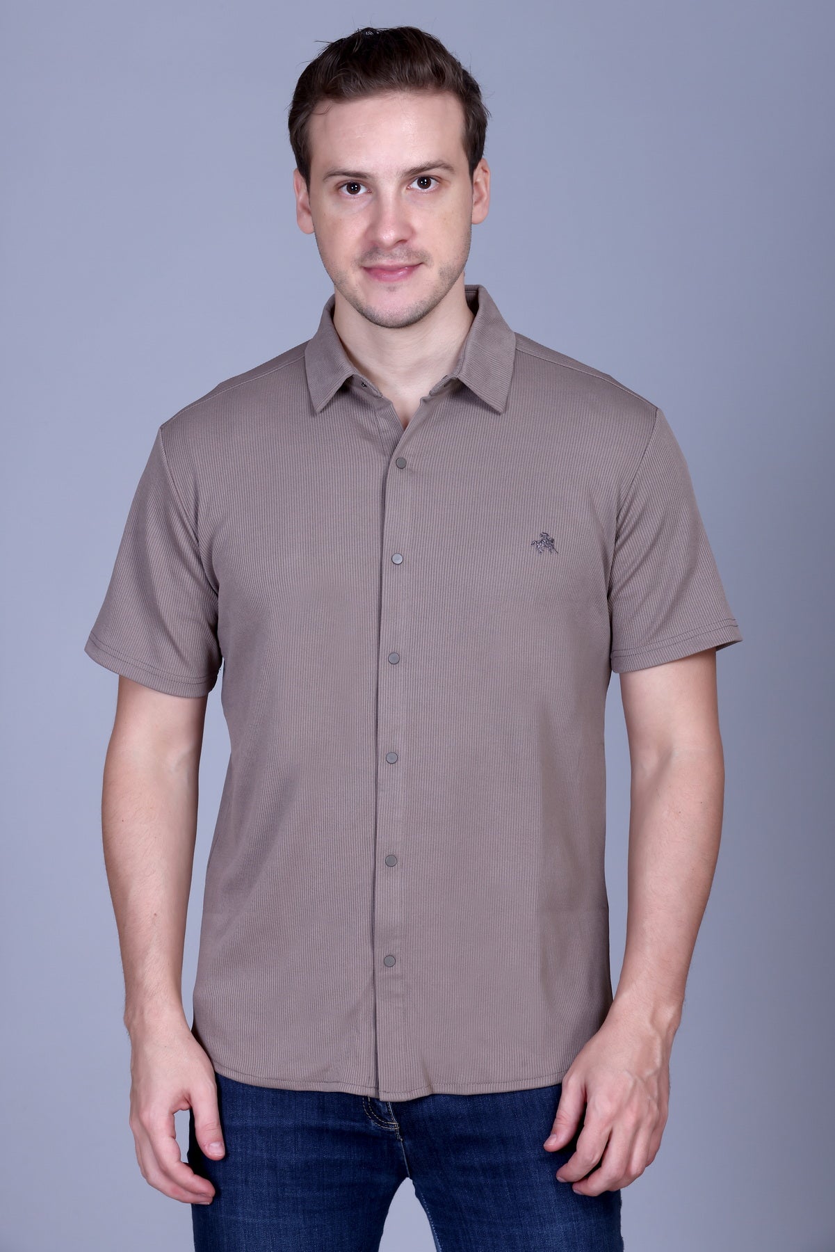 Mens Half Sleeve Button Down Summer Wear Shirt For Men