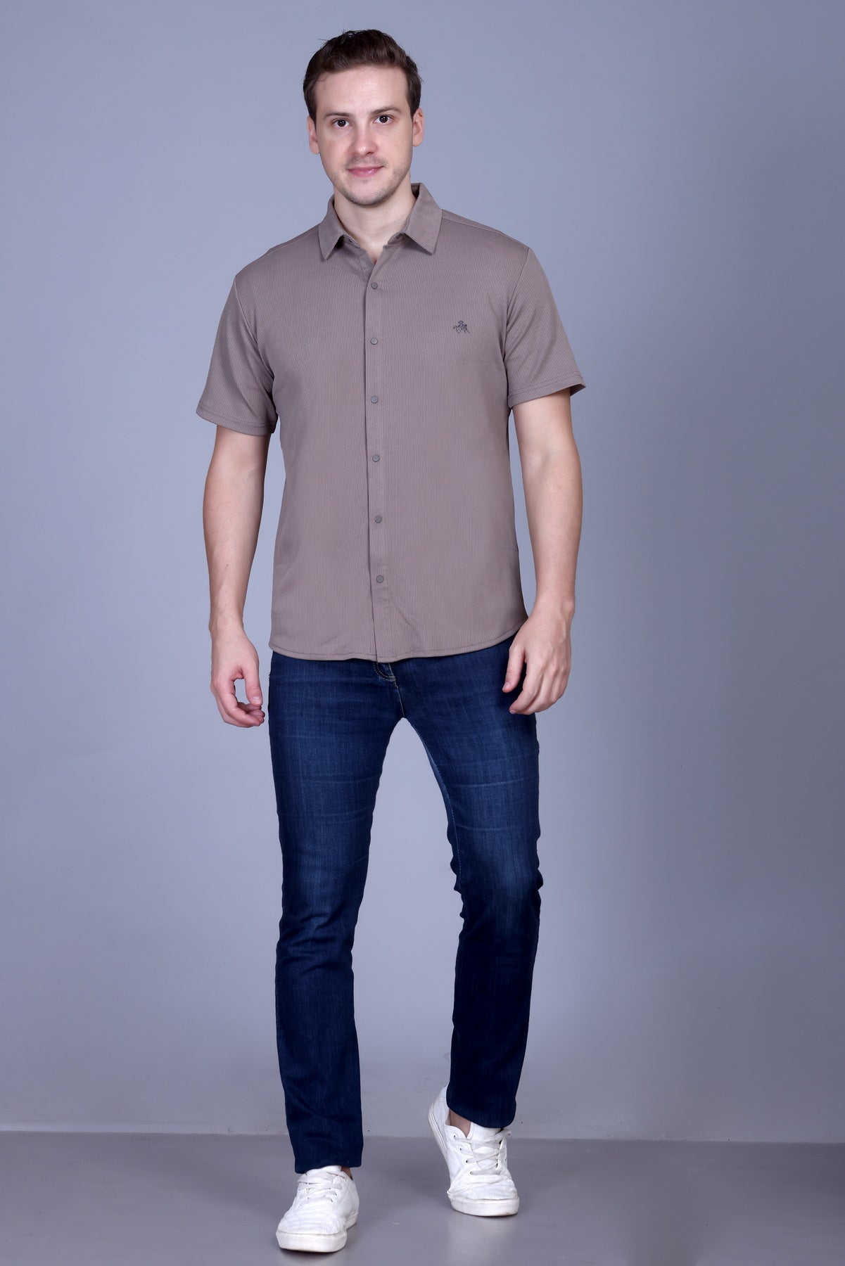 Mens Half Sleeve Button Down Summer Wear Shirt For Men