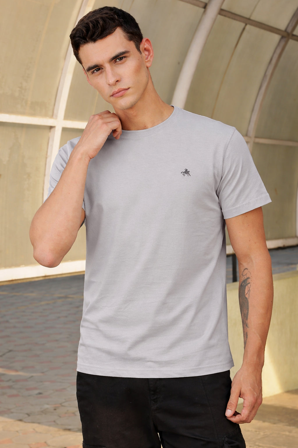Men's Cotton Rich Round Neck Tshirt | Pull Over Tshirts | Half Sleeves