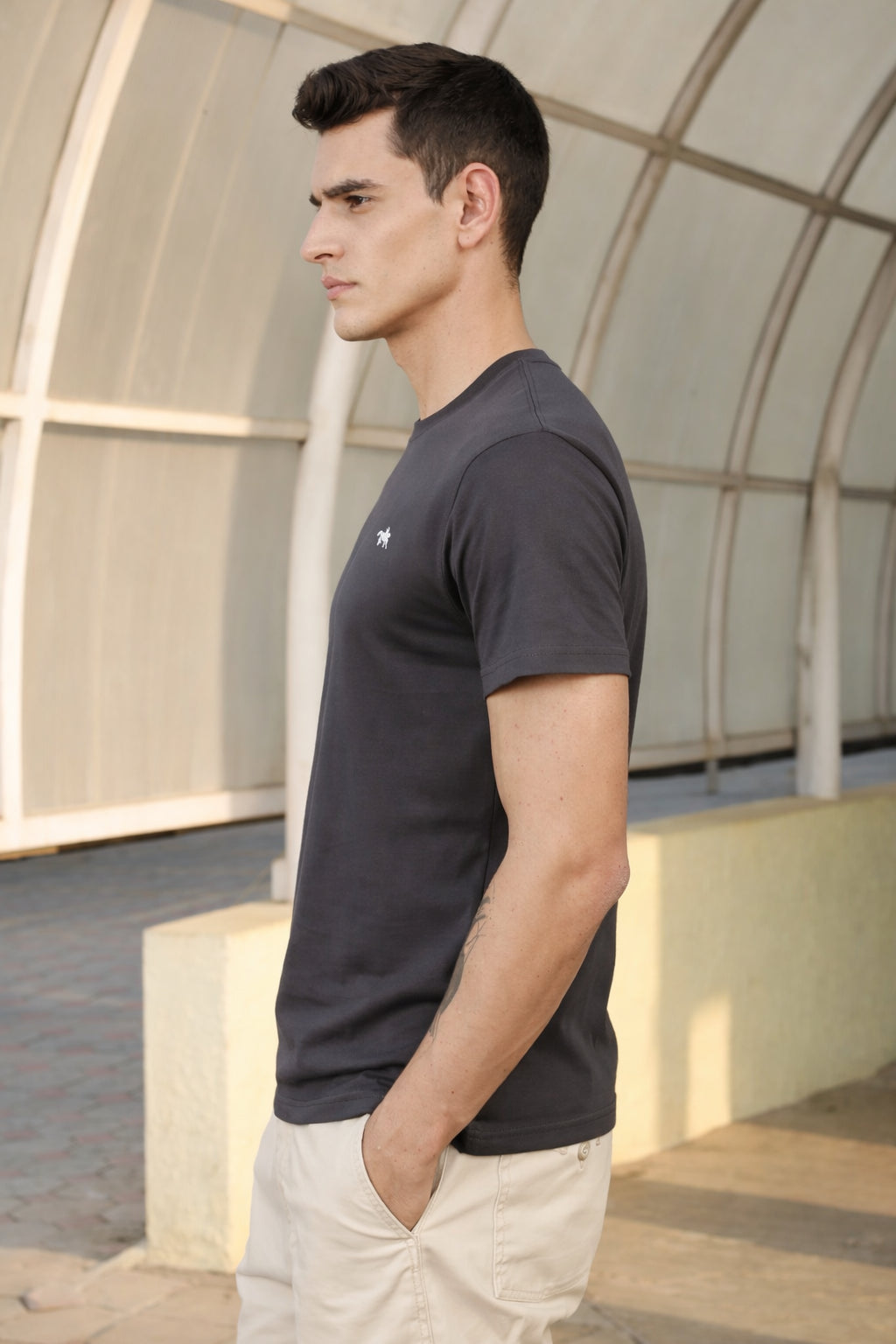 Men's Cotton Rich Round Neck Tshirt | Pull Over Tshirts | Half Sleeves
