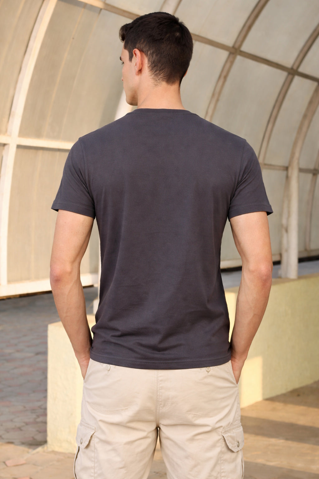 Men's Cotton Rich Round Neck Tshirt | Pull Over Tshirts | Half Sleeves