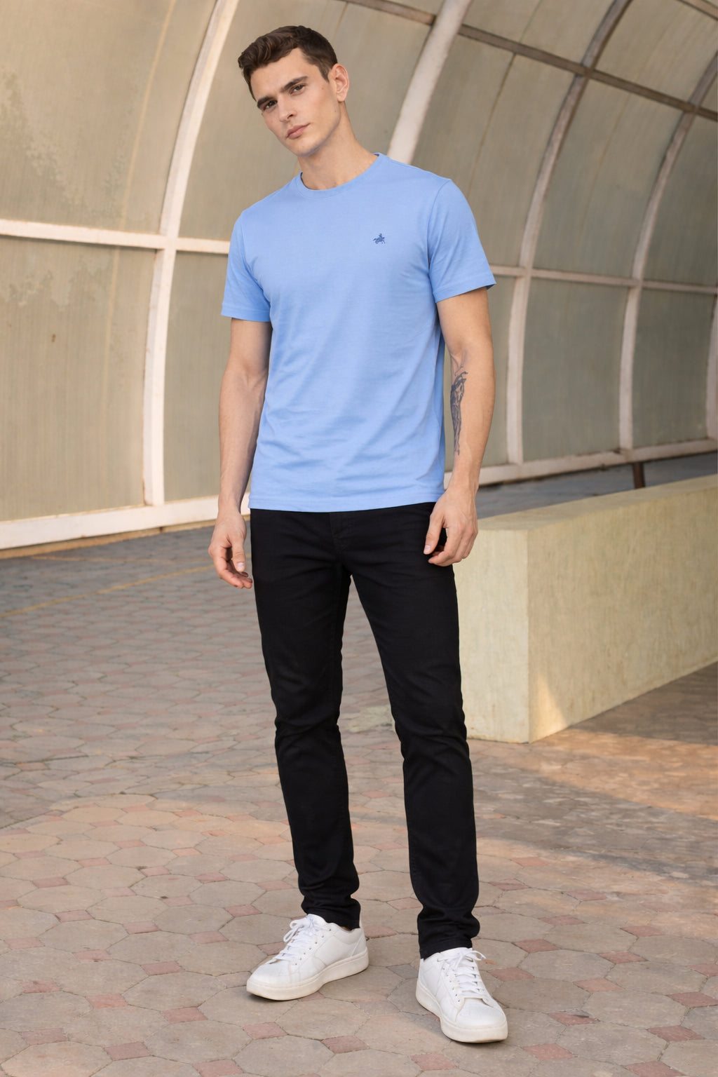 Men's Cotton Rich Round Neck Tshirt | Pull Over Tshirts | Half Sleeves
