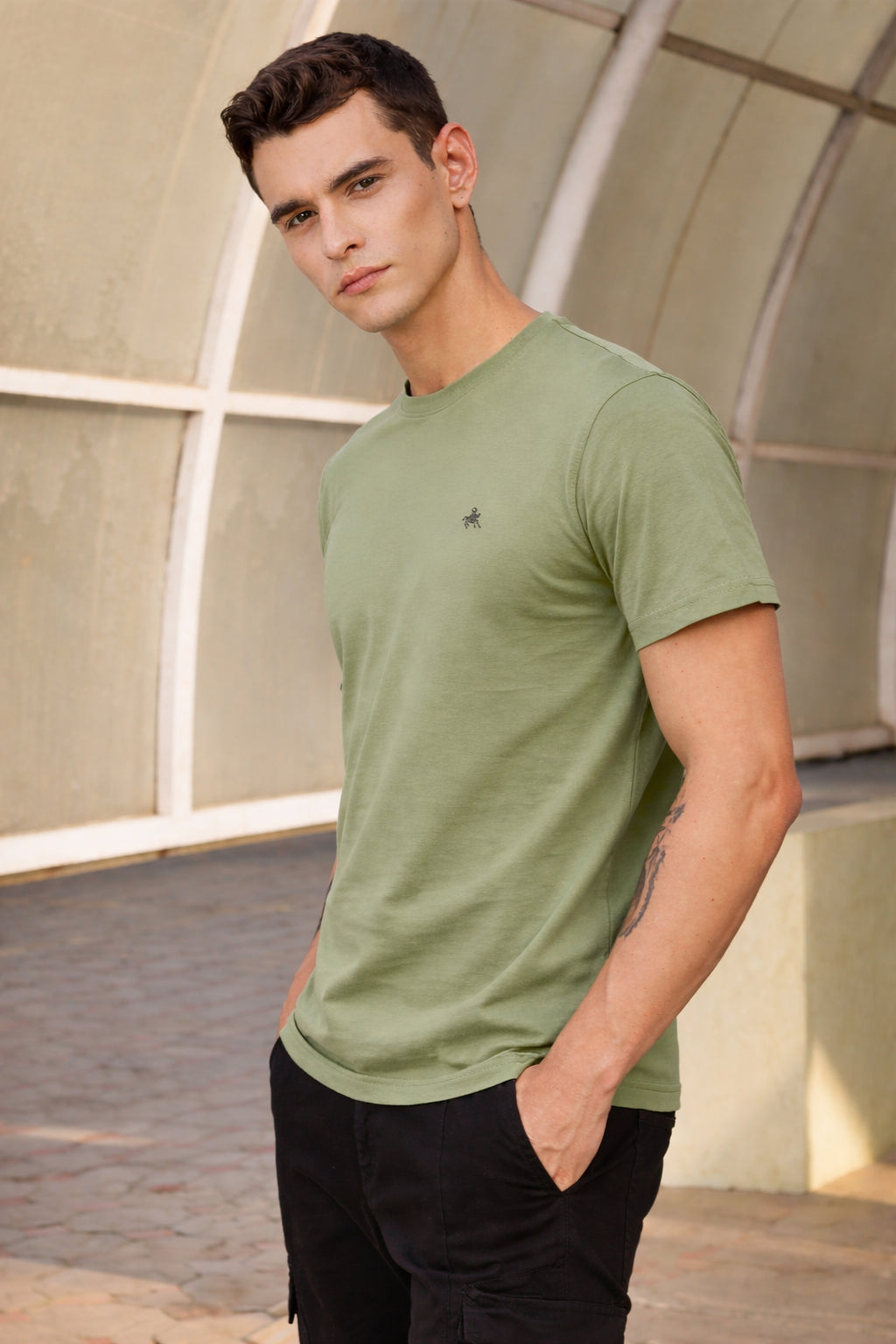 Men's Cotton Rich Round Neck Tshirt | Pull Over Tshirts | Half Sleeves