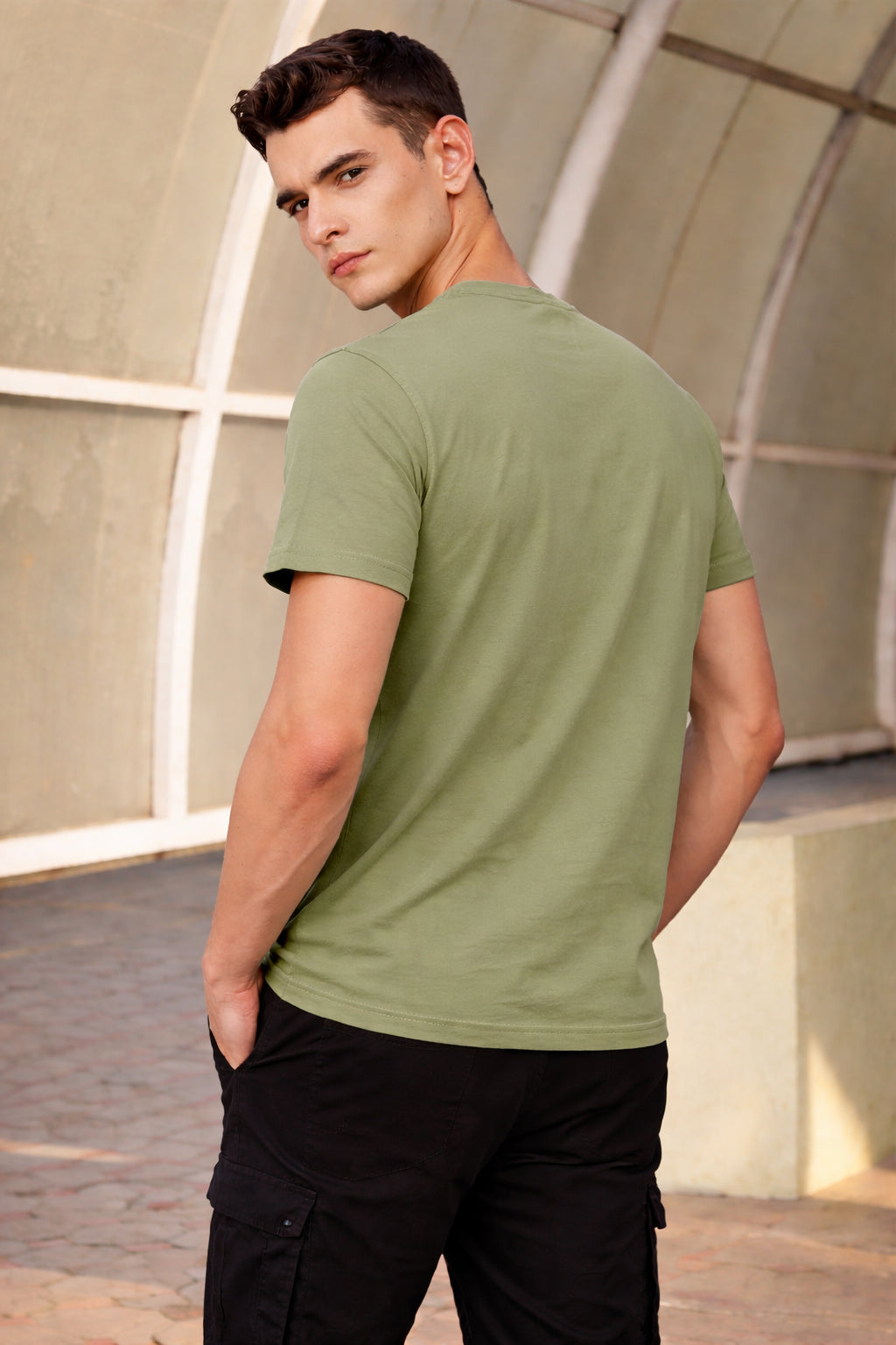 Men's Cotton Rich Round Neck Tshirt | Pull Over Tshirts | Half Sleeves