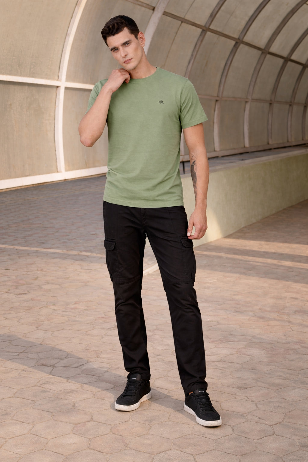 Men's Cotton Rich Round Neck Tshirt | Pull Over Tshirts | Half Sleeves