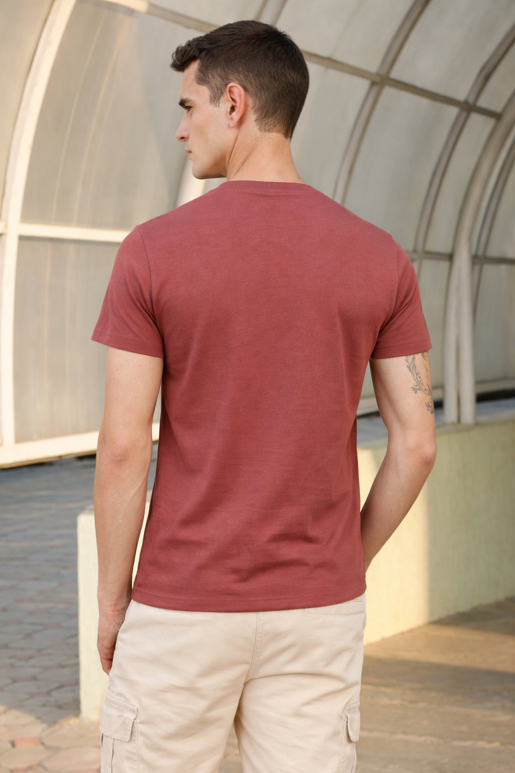 Men's Cotton Rich Round Neck Tshirt | Pull Over Tshirts | Half Sleeves