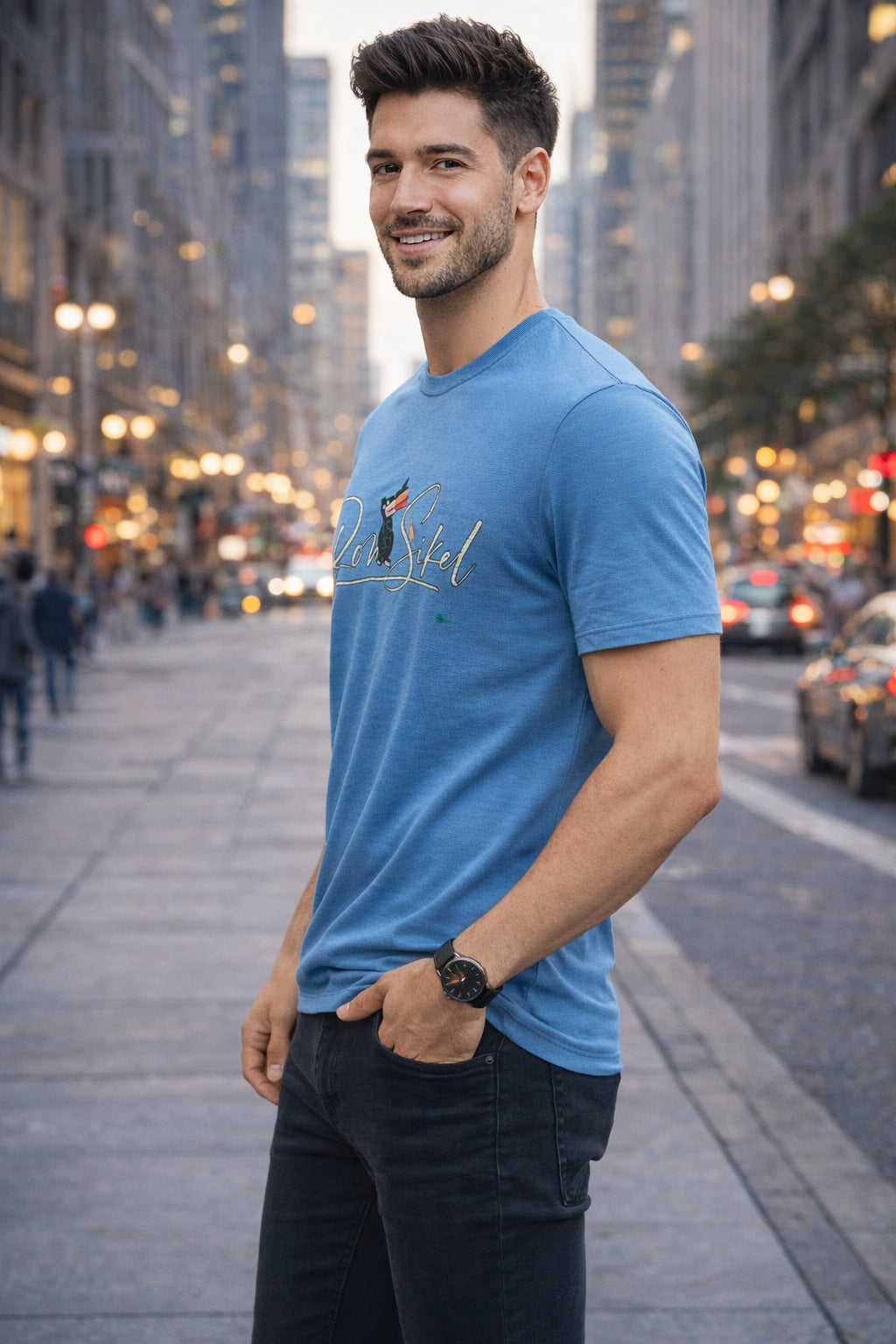 Parcel Yard Men's Cotton Rich Striped Polo Tshirt | Button Down Collar Tshirts | Half Sleeves