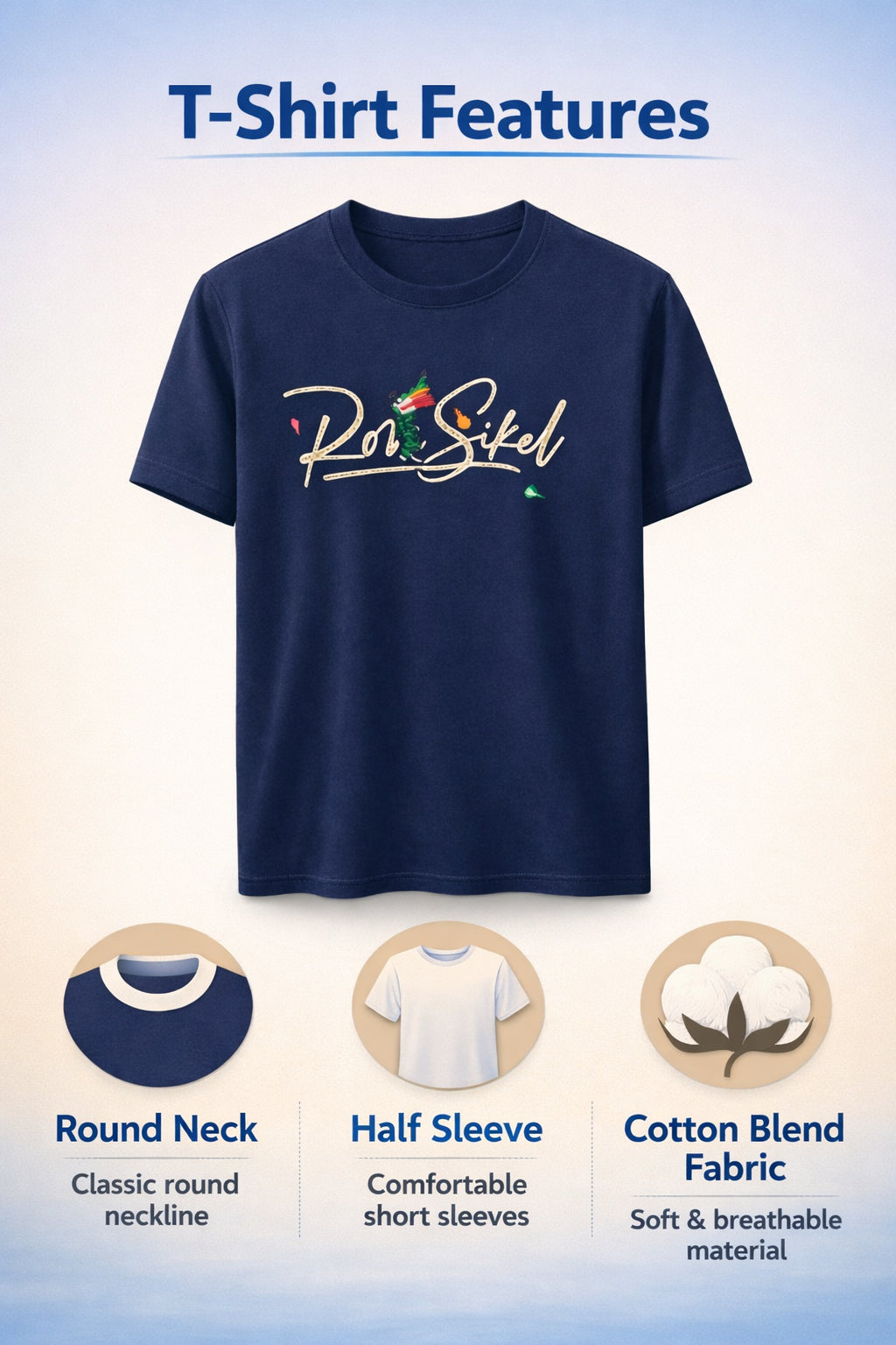 Parcel Yard Men's Cotton Rich Striped Polo Tshirt | Button Down Collar Tshirts | Half Sleeves