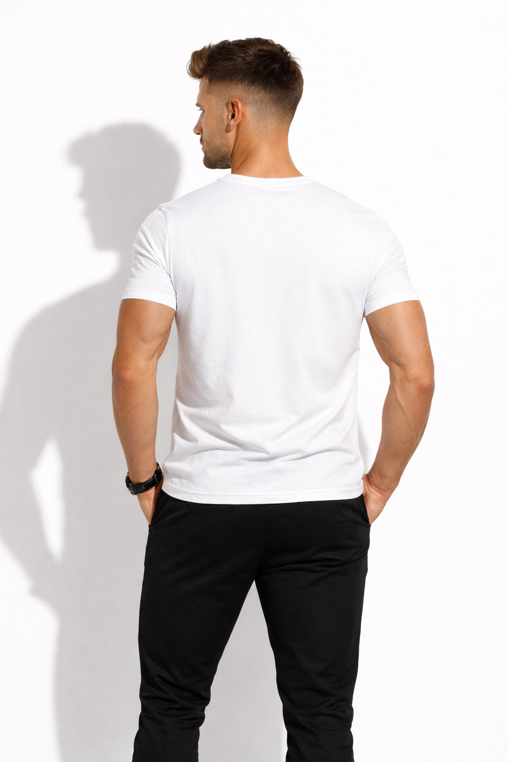 Parcel Yard Men's Cotton Rich Solid Round Neck Regular Fit Half Sleeve T-Shirt