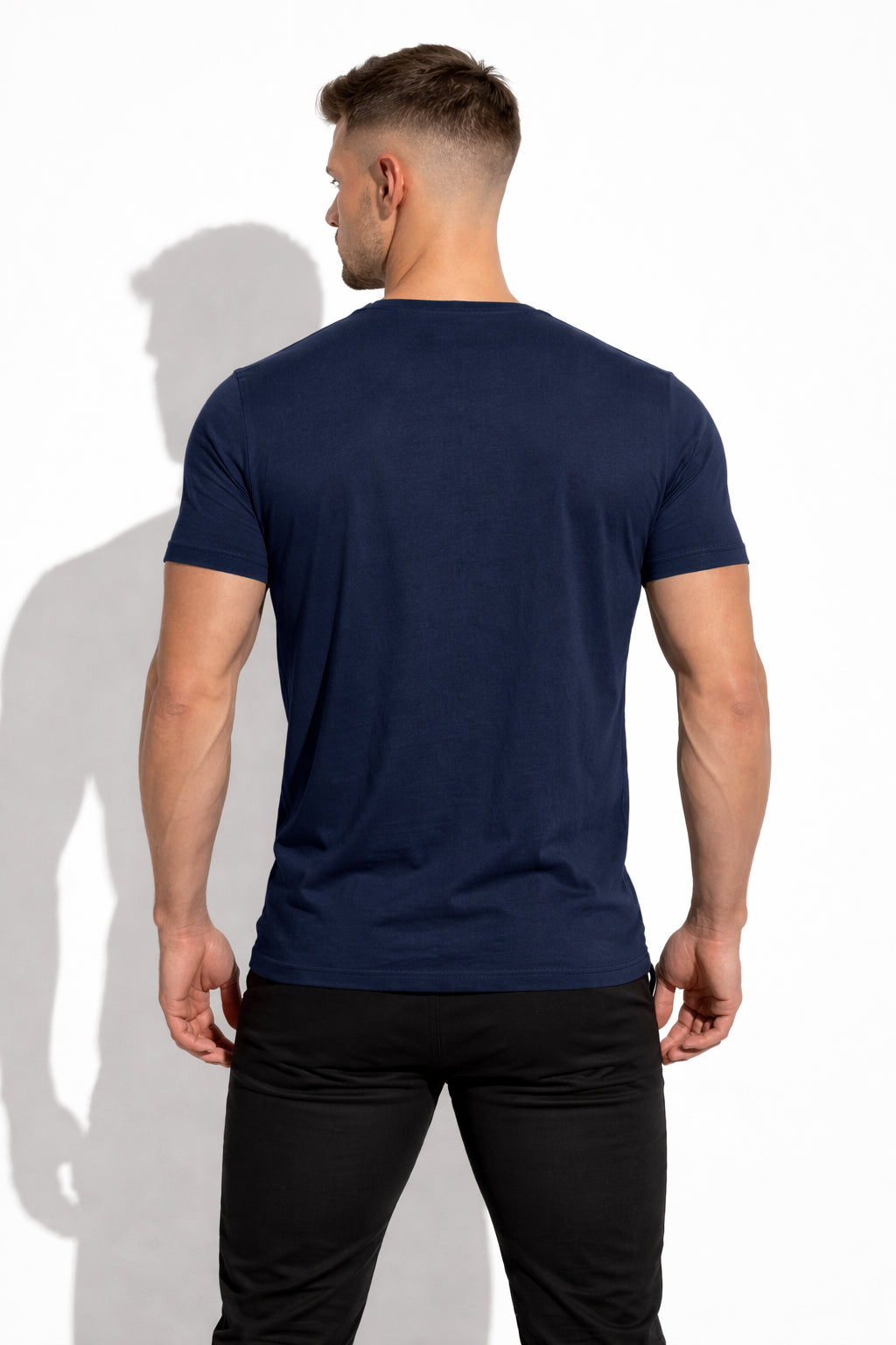 Parcel Yard Men's Cotton Rich Solid Round Neck Regular Fit Half Sleeve T-Shirt