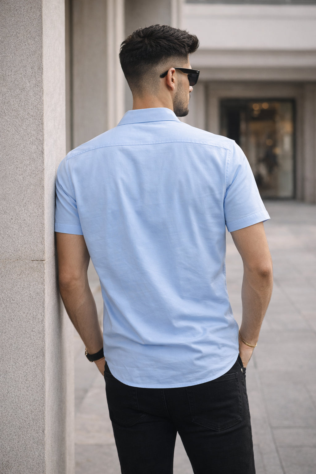 Mens Button-Down Collar Regular Wear Shirt