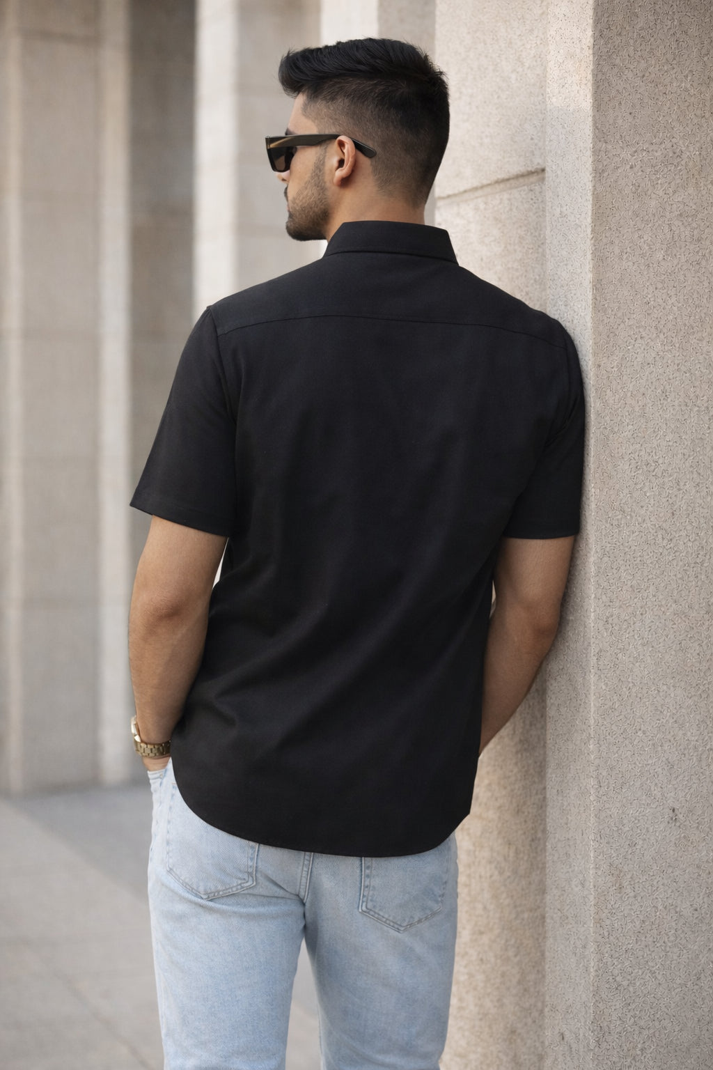 Mens Button-Down Collar Regular Wear Shirt