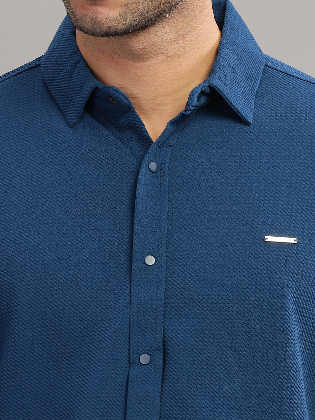 Men Cotton Shirt Airforce