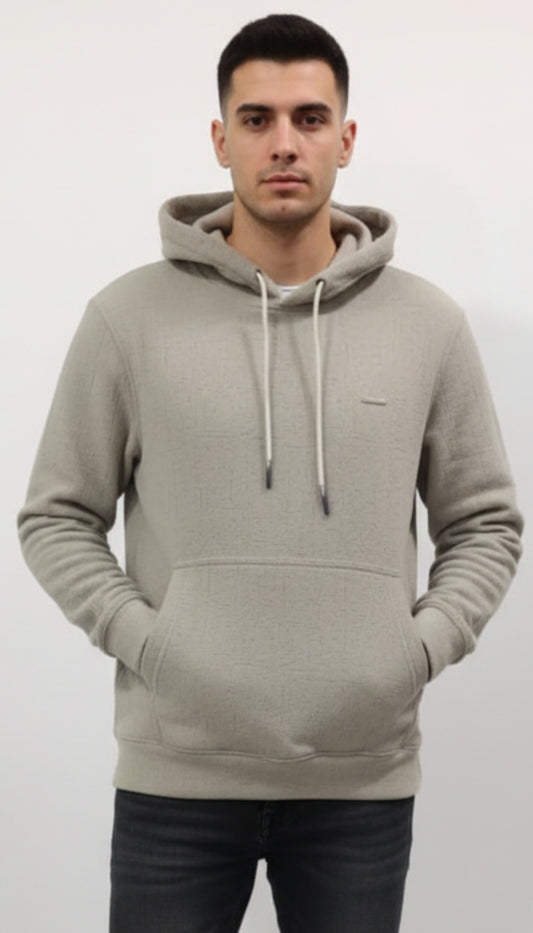 Parcel Yard Men Solid Regular Fit Hoodie