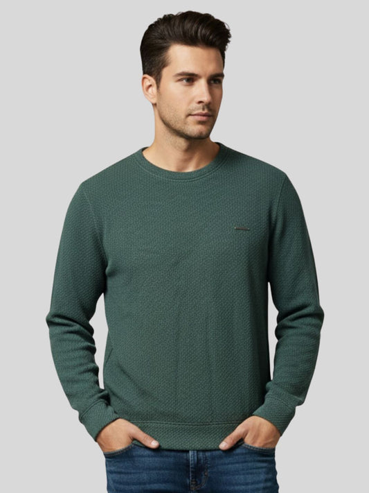 Parcel Yard Men's Cotton Blend Regular Fit Sweatshirt