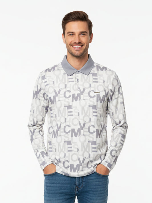 Parcel Yard Mens Full Sleeve Polo Sweatshirt