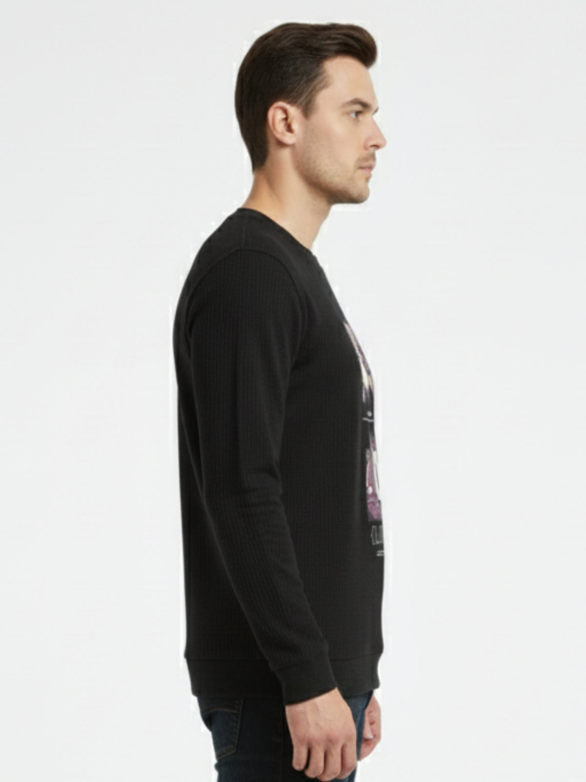 Parcel Yard Men's Full Sleeve Cotton Blend Sweatshirt For Men