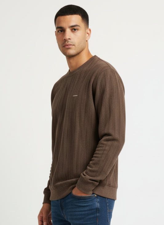 Parcel Yard Men's Casual Crew Neck Sweatshirt