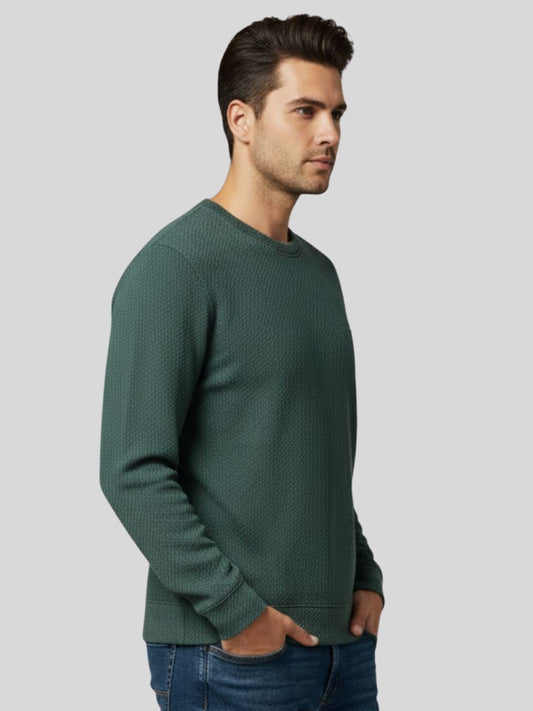 Parcel Yard Men's Cotton Blend Regular Fit Sweatshirt