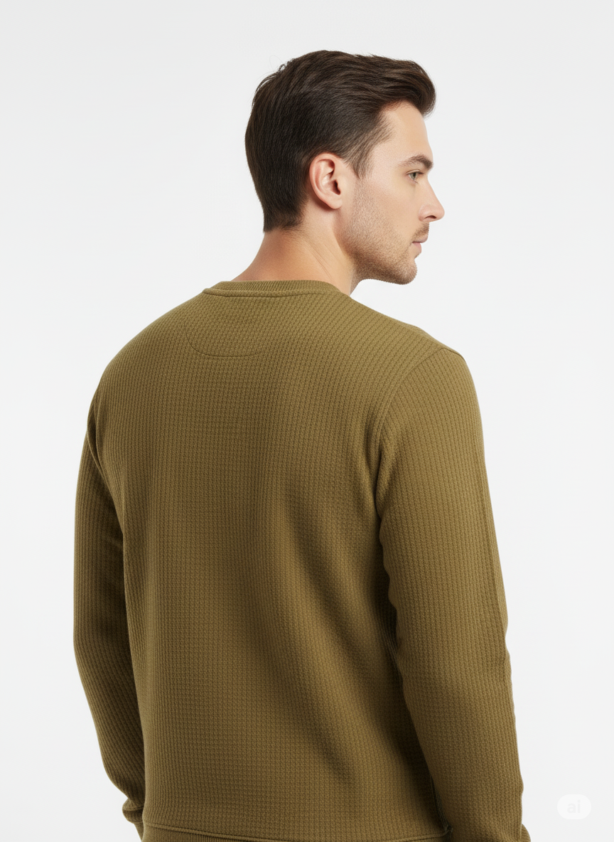 Parcel Yard Men's Full Sleeve Cotton Blend Sweatshirt For Men