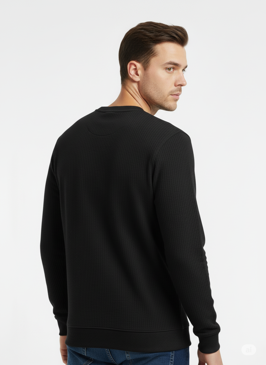 Parcel Yard Men's Full Sleeve Cotton Blend Sweatshirt For Men