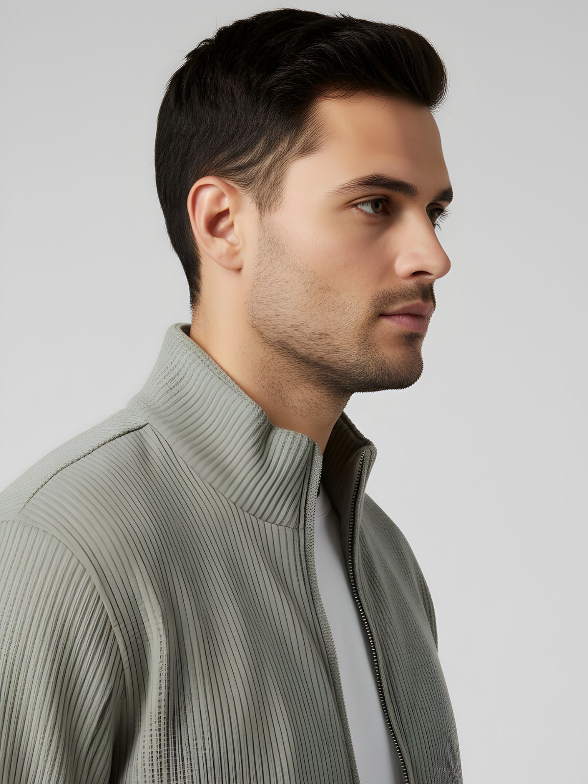 Parcel Yard Men’s Cotton Blend Full Zip Sweatshirt For Men