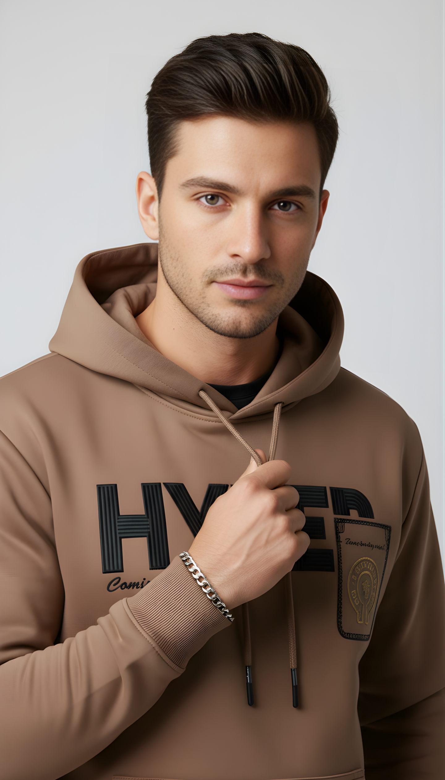 Parcel Yard Men's Full Sleeve Cotton Blend Hoodie For Men