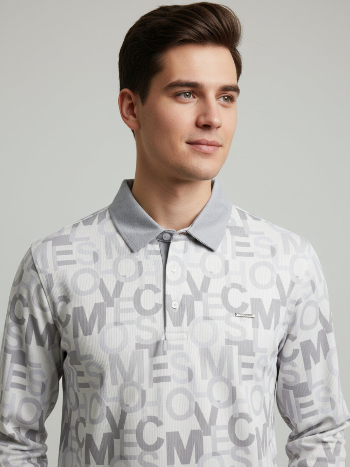 Parcel Yard Mens Full Sleeve Polo Sweatshirt