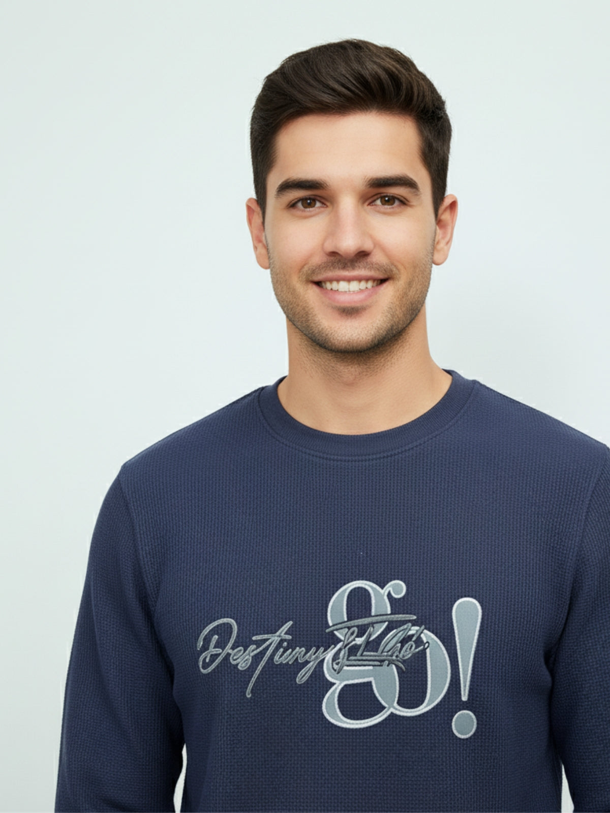 Parcel Yard Men's Full Sleeve Cotton Blend Sweatshirt For Men