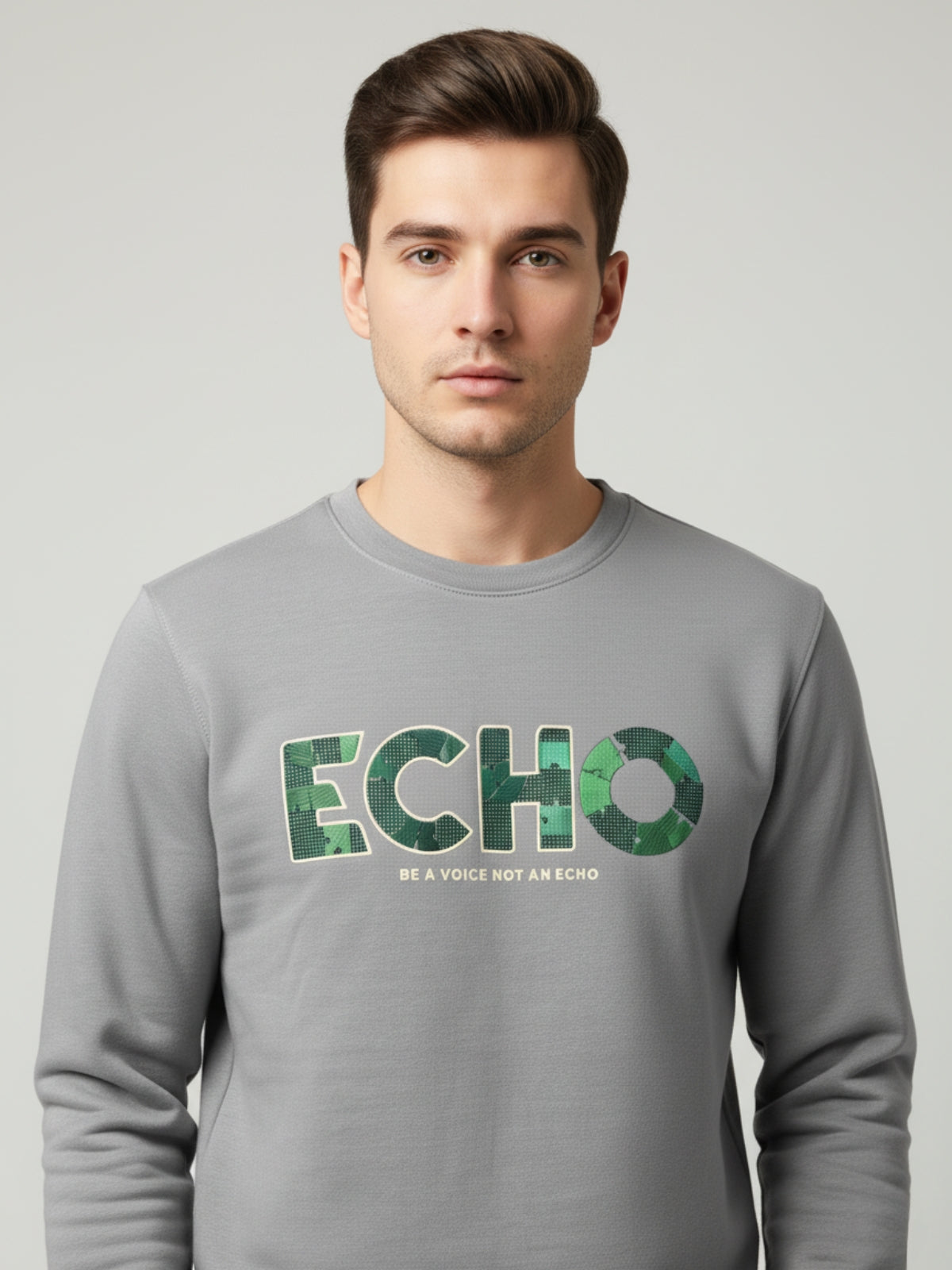 Parcel Yard Men's Full Sleeve Cotton Blend Sweatshirt For Men