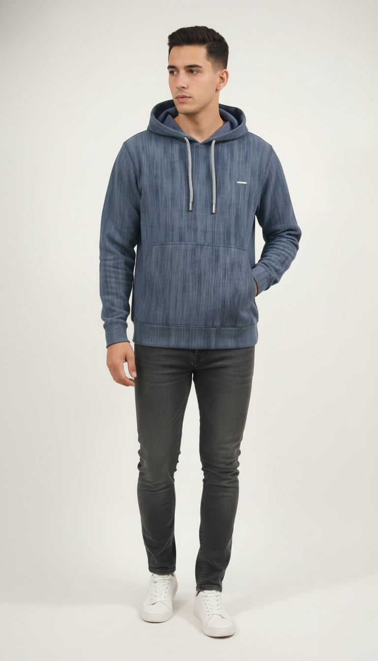 Parcel Yard Men’s Solid Hooded Sweatshirt