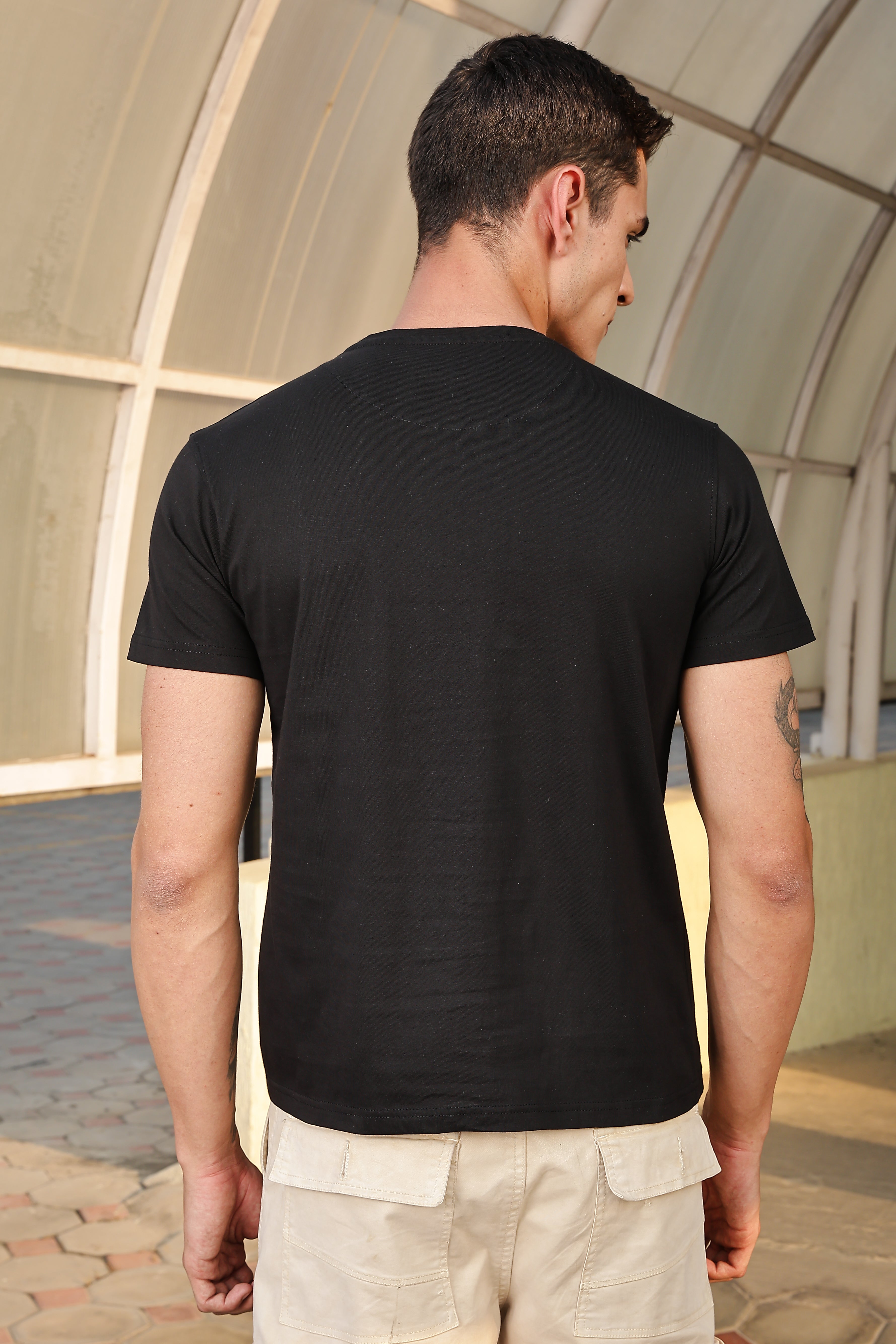 Men's Cotton Rich Round Neck Tshirt | Pull Over Tshirts | Half Sleeves