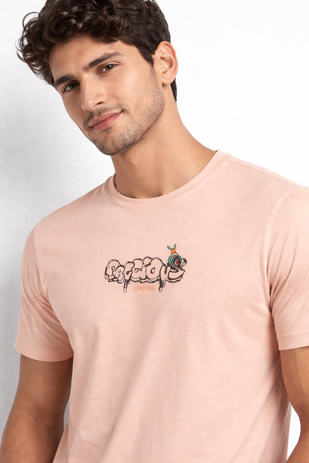 Men's Cotton Rich Round Neck Printed Tshirt | Pull Over Tshirts | Half Sleeves